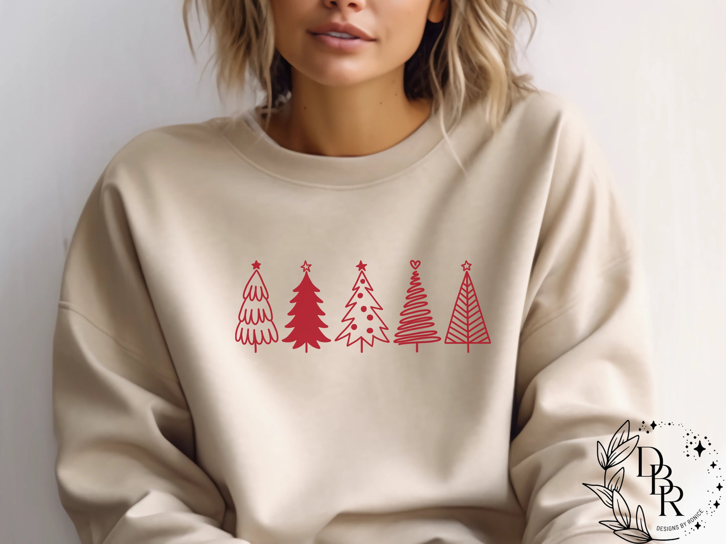 Christmas Trees Sweater,Crewneck Sweater, Holiday Sweater,Christmas Sweatshirt, Christmas Tree Sweatshirt, Christmas Minimal Sweatshirt
